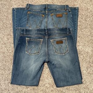 Wrangler Women’s Bootcut Lot Of 2 Sadie/Mae 15/16x 32 Jeans DW And KM Wash
